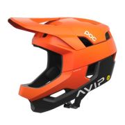 POC - casca MTB Fullface - Otocon Race Mips - Fluorescent Orange AVIP I Uranium Black Matt