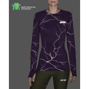 CEP - bluza cu maneca lunga - reflective shirt long sleeve - purple