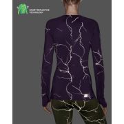 CEP - bluza cu maneca lunga - reflective shirt long sleeve - purple