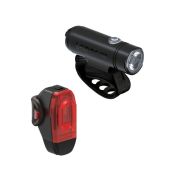 Lezyne - lumini set fata-spate - Classic Drive KTV Pair - 500 fata I 20 spate lumeni - USB - negru