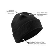CEP - caciula - cold weather merino beanie - black