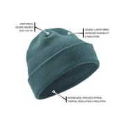 CEP - caciula - cold weather merino beanie - blue grey