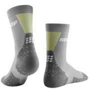 CEP - sosete compresie medii - ultralight socks mid cut v3 W - grey | lime