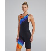 TYR - costum intreg tehnic - VENZO Open Back Volconyx W - portocaliu | bleumarin
