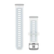 Garmin - curea silicon - Quick Release 20 - Whitestone translucid I Cloud blue cu hardware argintiu
