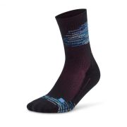 CEP - sosete compresie medii - paris vibes 80`s socks mid cut - black | blue mix