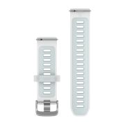 Garmin - curea silicon - Quick Release 20 - Whitestone translucid I Cloud blue cu hardware argintiu
