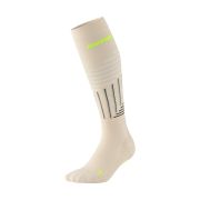 CEP - sosete compresie inalte - the run limited 2024.2 socks tall - cream | neon yellow