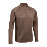 CEP - bluza cu maneca lunga - cold weather zip shirt long sleeve - brown
