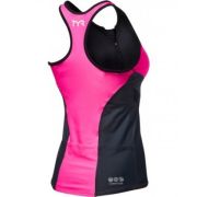TYR - maiou triatlon - Tri Tank Comp W - gri roz