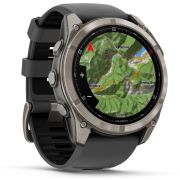 Garmin fenix 8 Pro AMOLED Sapphire 51mm - smartwatch premium GPS argintiu Titanium