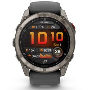 Garmin fenix 8 Pro AMOLED Sapphire 51mm - smartwatch premium GPS argintiu Titanium