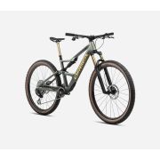 Bicicletă MTB All Mountain full suspension Orbea OCCAM LT M10 - Spaceship Green | Corn Yellow (Matt)