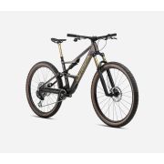 Bicicletă MTB All Mountain full suspension Orbea OCCAM LT M10 - Cosmic Carbon View | Metallic Olive Green (Gloss)
