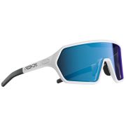 Ochelari de soare electro fotocromatici React Swiss REV SKY - lentila albastra si rama alba - masura M