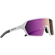 Ochelari de soare electro fotocromatici React Swiss REV NOVA - lentila mov si rama alba - masura S