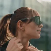 Ochelari de soare electro fotocromatici React Swiss OPTRAY AMBER - lentila gri si rama Amber