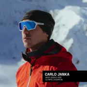 Ochelari de soare electro fotocromatici React Swiss REV SKY - lentila albastra si rama alba - masura M