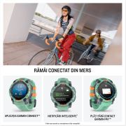 Garmin Instinct 3 AMOLED 45mm - Smartwatch Robust GPS - ediția limitată albastră