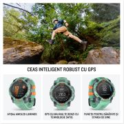 Garmin Instinct 3 AMOLED 45mm - Smartwatch Robust GPS - ediția limitată albastră