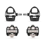 Garmin Rally RS/XC210 | Contor de putere (powermeter dual MTB + sosea) pentru ciclism cu placute Shimano SPD-SL si pedale de schimb pentru MTB cu placute Shimano SPD