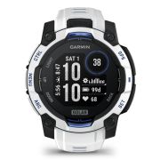 Garmin INSTINCT 3 - 45 mm Solar - Whitestone cu curea Whitestone/albastru intens - smartwatch robust cu GPS