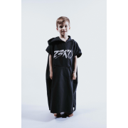 Z3R0D - prosop copii tip poncho - TRANSITION TOWEL KID - black