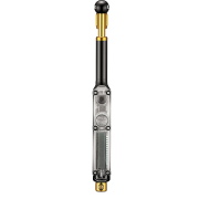 Lezyne - mini pompa suspensie - Hand Pump Shock Drive Digital - 350 psi | 24.1 bar - black I gold - 14 cm