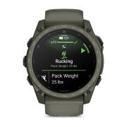 Garmin tactix 8 AMOLED Sapphire 51mm Cerakote - Smartwatch Tactic verde oliv