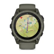 Garmin tactix 8 AMOLED Sapphire 51mm Cerakote - Smartwatch Tactic verde oliv
