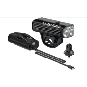 Lezyne - Lumina fata far - MACRO DRIVE 1400+ RECHARGEABLE - 1400 lumeni + Power Pack - USB - negru