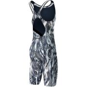 TYR - costum tehnic inot femei - Venzo Open Back - alb-gri