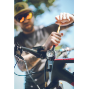 Lezyne - mini pompa - Hand Pump Shock Drive - 400 psi | 27.5 bar - black I gold - 14 cm