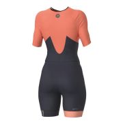 Z3R0D - Costum triatlon femei cu maneci - Racer TTsuit - fusion coral