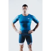 Z3R0D - Costum triatlon cu maneca scurta barbati - Racer MAN TTSUIT DEEP OCEAN