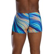 Costum înot TYR Riptide Square Leg - turcoaz/portocaliu | Durafast Elite
