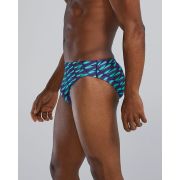 Slip înot TYR Dragonflyte - verde/bleumarin | rezistent clor