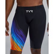 Jammer înot bărbați TYR VENZO Volconyx - portocaliu/bleumarin | compresie