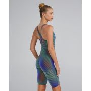 Costum înot întreg femei TYR AVICTOR Closed Back LUMINIS - verde electric | competiție