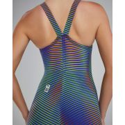 Costum înot întreg femei TYR AVICTOR Closed Back LUMINIS - verde electric | competiție