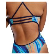 Costum înot întreg femei TYR Riptidal Trinityfit - albastru | rezistent clor