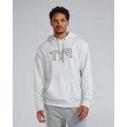 Hanorac unisex TYR Ultrasoft Big Logo Tech Hoodie - gri Ash Heather | confortabil