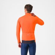 Jachetă ciclism Castelli Alpha 150 - portocaliu/gri | izolație extremă -2°C