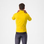 Jachetă ciclism Castelli Alpha 150 - Mango Mojito/negru | izolație extremă -2°C