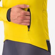 Jachetă ciclism Castelli Alpha 150 - Mango Mojito/negru | izolație extremă -2°C