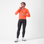 Jachetă ciclism Castelli Emergency 3 - portocaliu briliant | impermeabilă