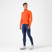 Jachetă ciclism Castelli Alpha 150 - portocaliu/gri | izolație extremă -2°C