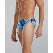 Slip înot bărbați TYR Riptidal - turcoaz/portocaliu | rezistent clor