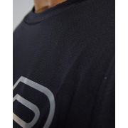 Tricou tehnic TYR Airtec Big Logo Tee - negru | respirabil