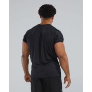 Tricou tehnic TYR Airtec Big Logo Tee - negru | respirabil